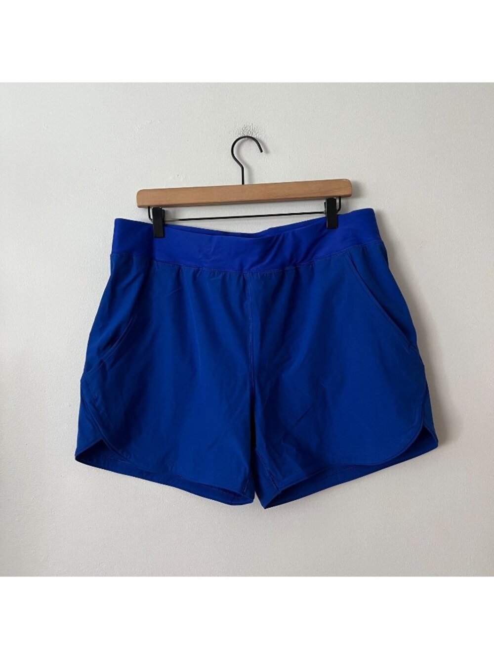 NWOT Lands' End Blue Swim Shorts Women's Size 16